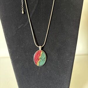 Elegant Multicolor Pendant Necklace